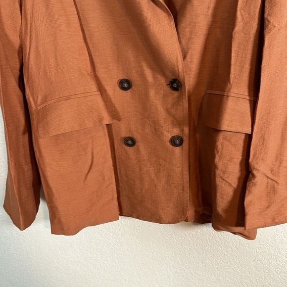 Astr The Label Allegra Oversized Blazer Tera Cotta Size Large - Picture 5 of 9